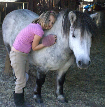 Girl with Pony